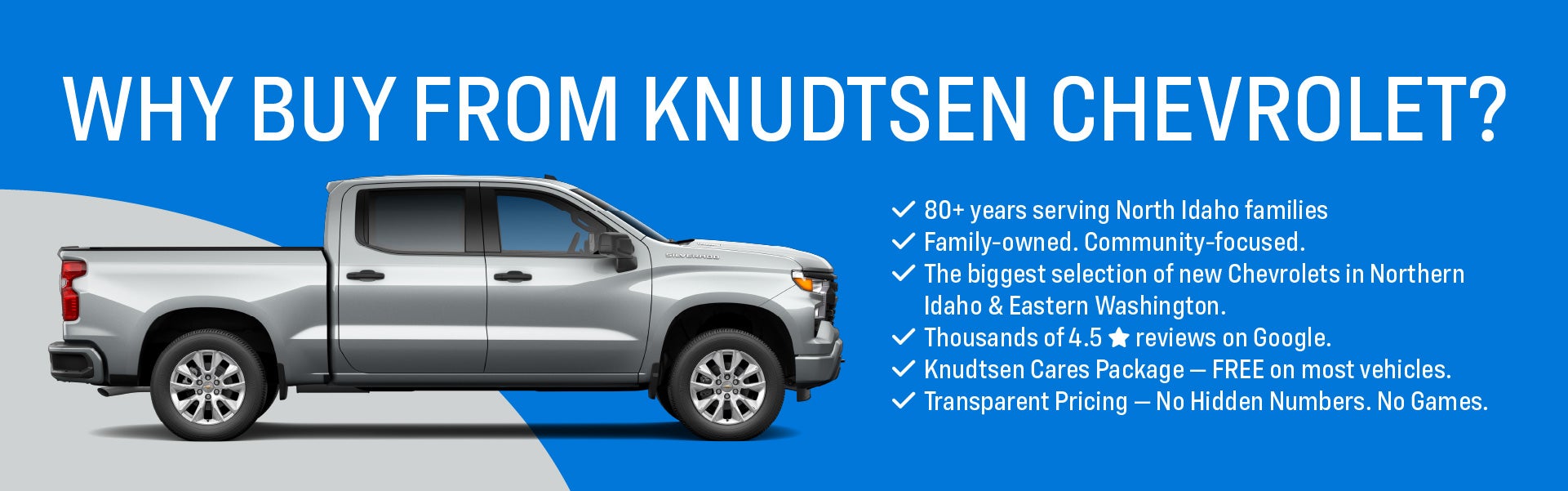 Why Buy from Knudtsen Chevrolet?