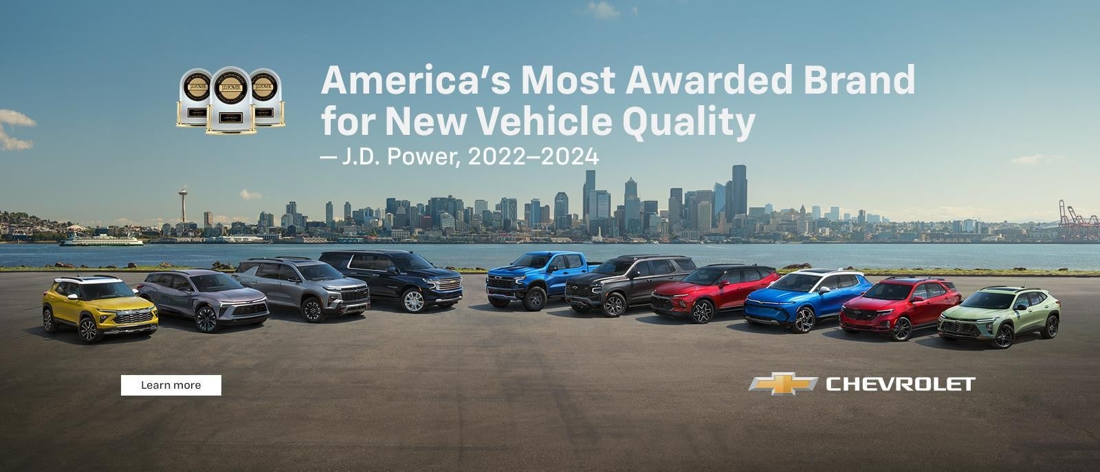 America's Most Awarded Brand at Knudtsen Chevrolet in Post Falls ID