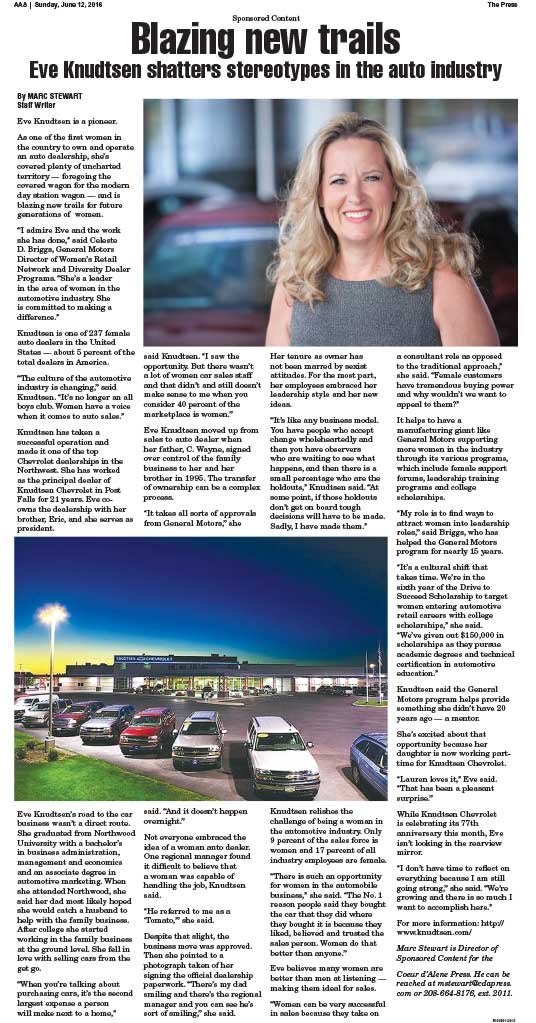 Community Involvement Article